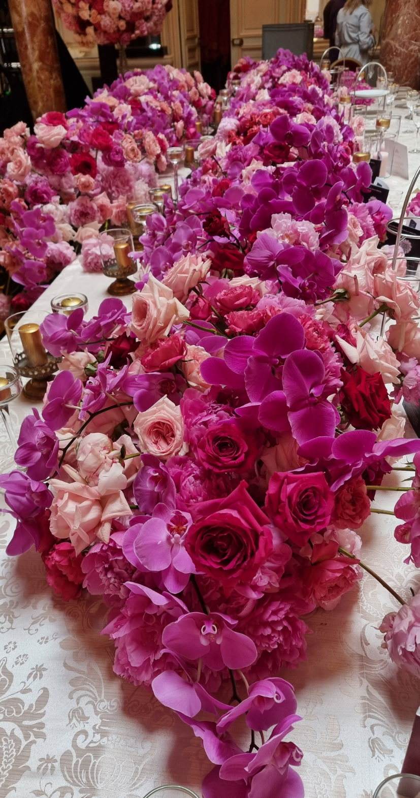 decor floral masa